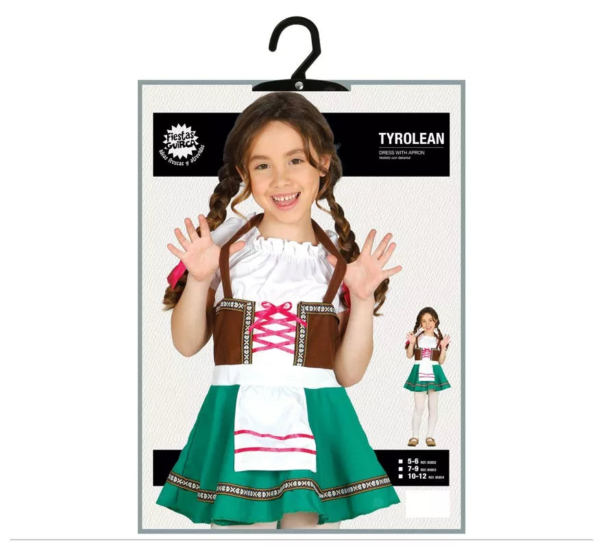 Translation missing: it.Disfraz de Tirolesa para niña