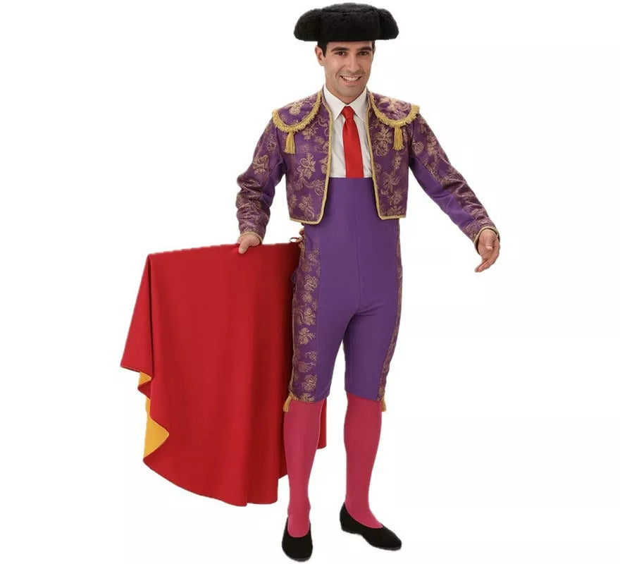 Translation missing: it.Disfraz de Torero Morado para hombre