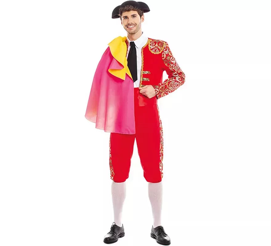 Disfraz de Torero rojo Español para hombre