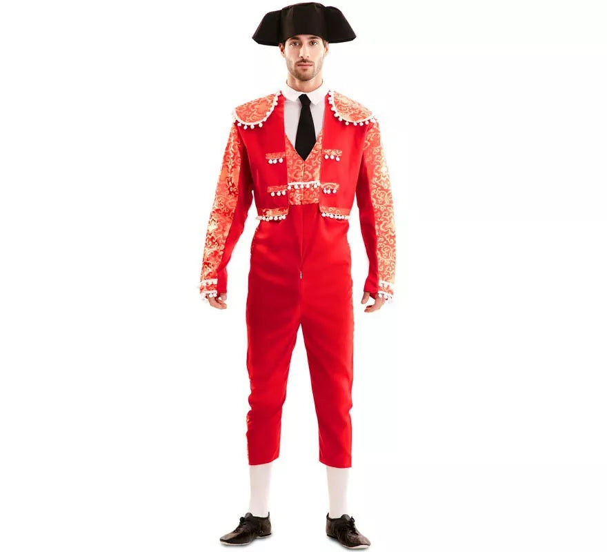 Translation missing: it.Disfraz de Torero Rojo para hombre