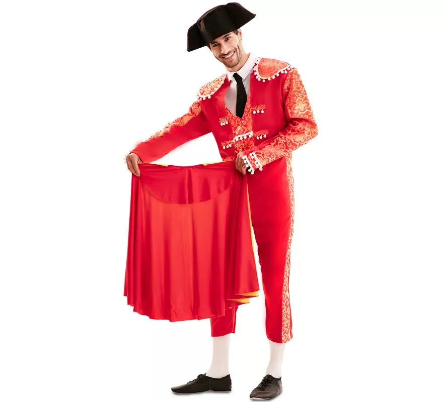 Translation missing: es.Disfraz de Torero Rojo para hombre