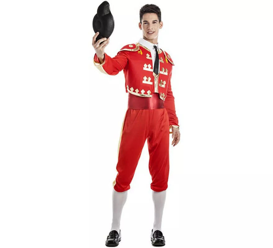 Translation missing: it.Disfraz de Torero rojo para hombre