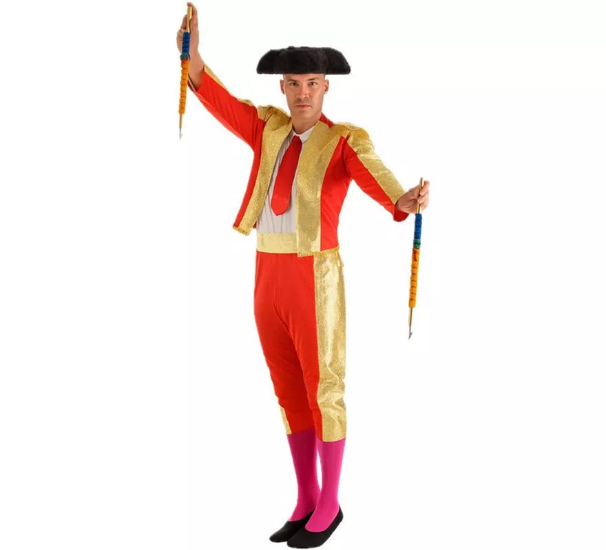 Translation missing: it.Disfraz de Torero Rojo para hombre