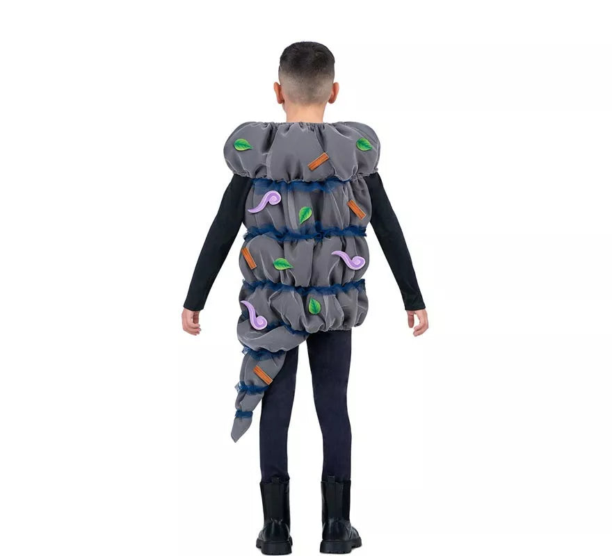 Disfraz de Tornado gris con accesorios para niños