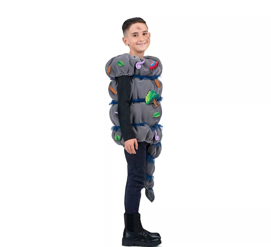 Translation missing: it.Disfraz de Tornado gris con accesorios para niños