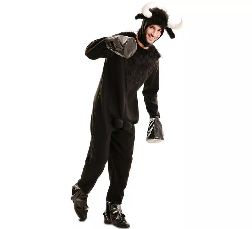 Translation missing: it.Disfraz de Toro Negro para hombre