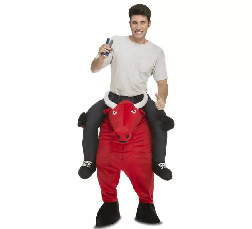 Translation missing: it.Disfraz de Toro Rojo a hombros para adultos