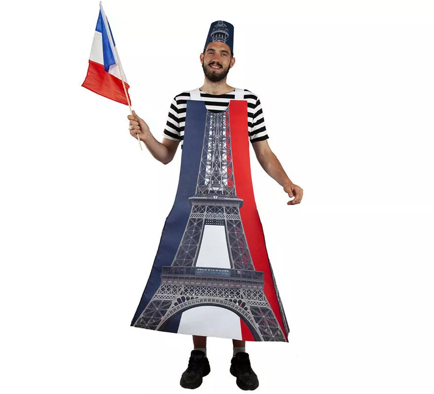 Translation missing: es.Disfraz de Torre Eiffel de París para adultos