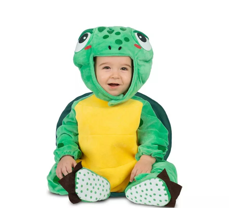 Translation missing: es.Disfraz de Tortuga con gorro y cola para bebé y niños