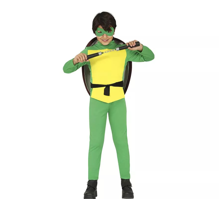 Translation missing: es.Disfraz de Tortuga de combate con mochila para niños