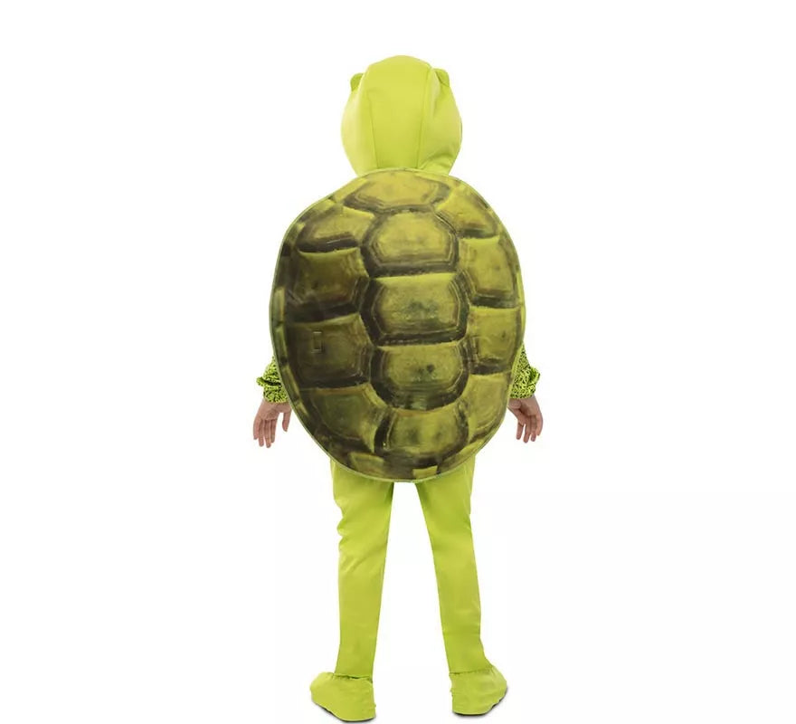 Translation missing: it.Disfraz de Tortuga verde con caparazón para niños