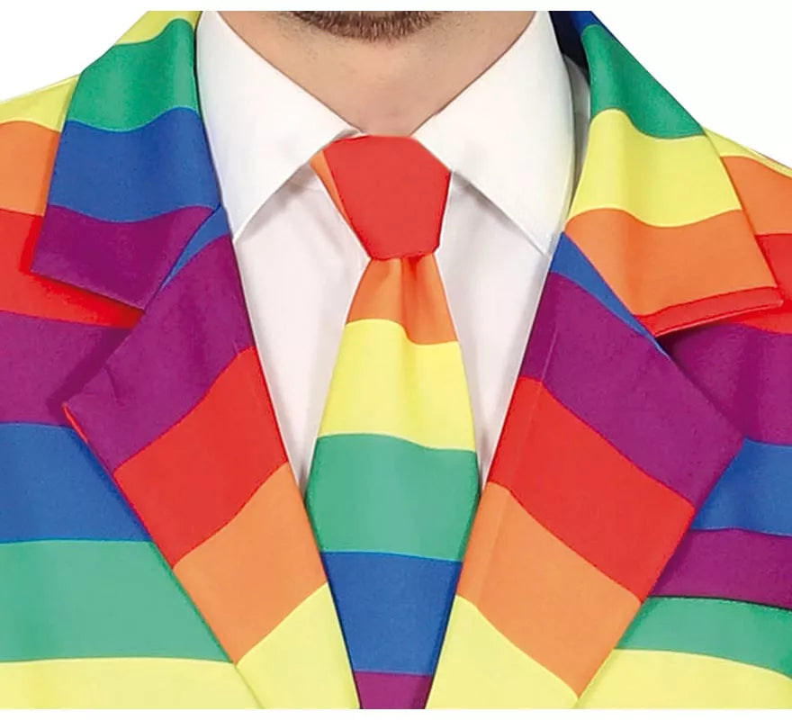 Translation missing: es.Disfraz de Traje de Arcoíris para Hombre