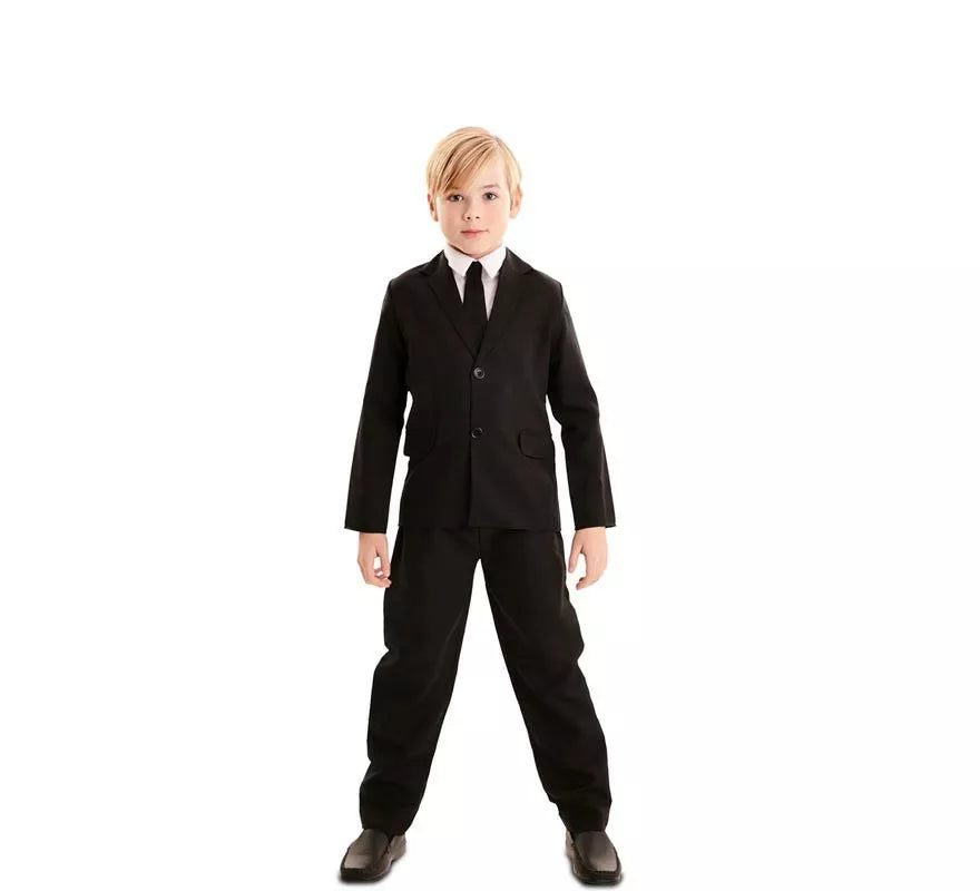 Translation missing: it.Disfraz de Traje de Hombre de Negro para niños