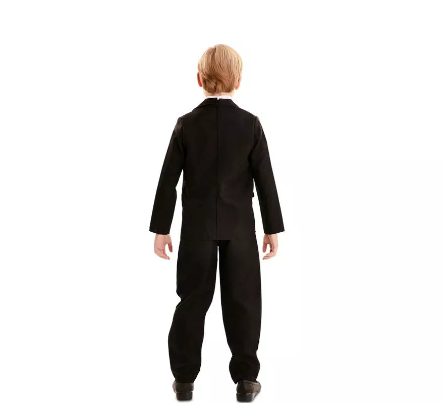 Translation missing: es.Disfraz de Traje de Hombre de Negro para niños