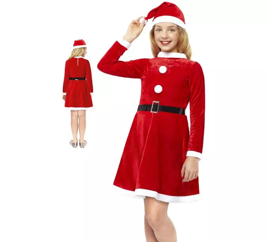 Translation missing: it.Disfraz de Traje Mamá Noel para bebé y niña