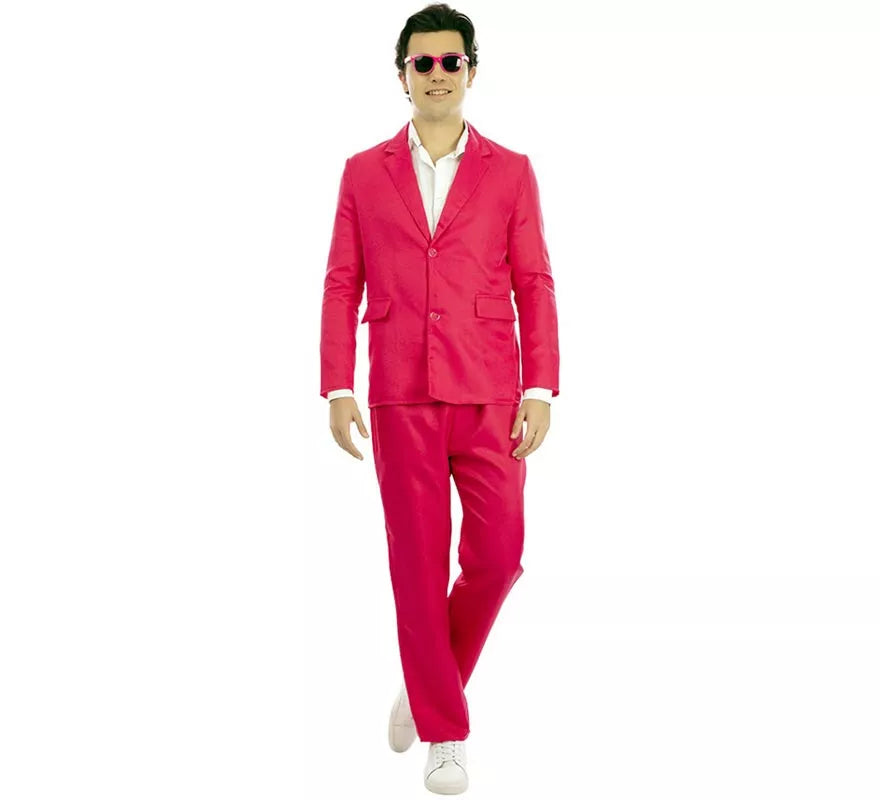 Translation missing: it.Disfraz de Traje Neón rosa para hombre