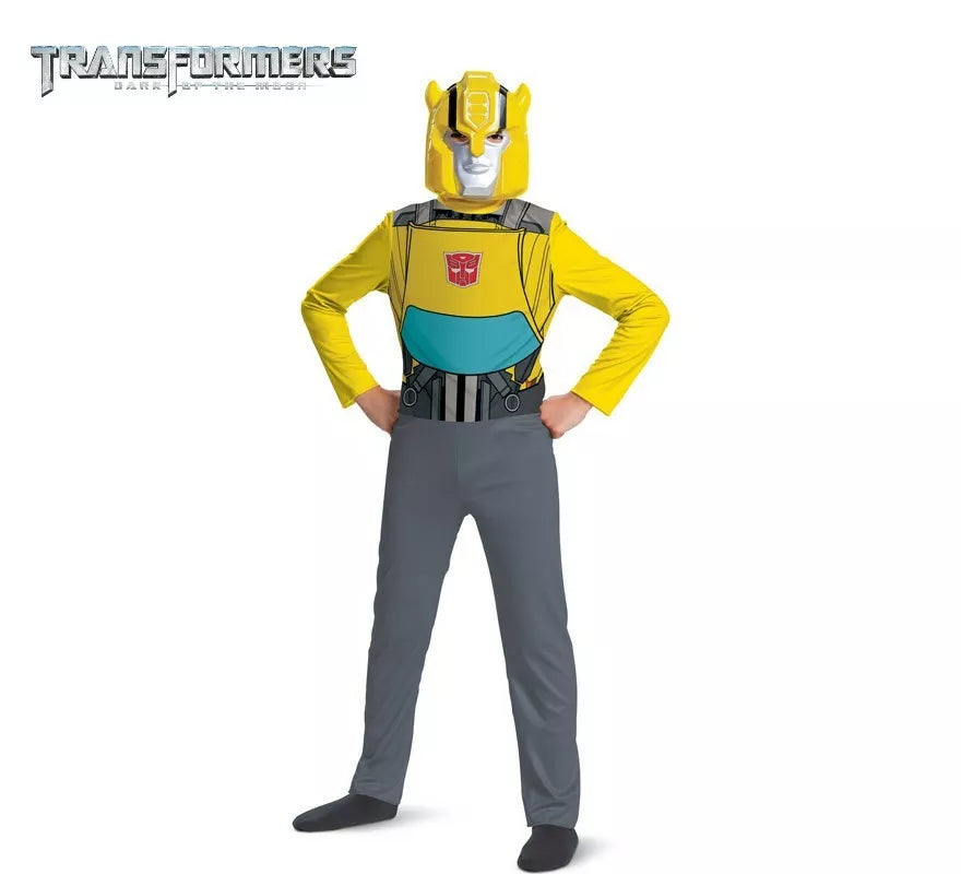 Translation missing: it.Disfraz de Transformers Bumblebee Básico para niño