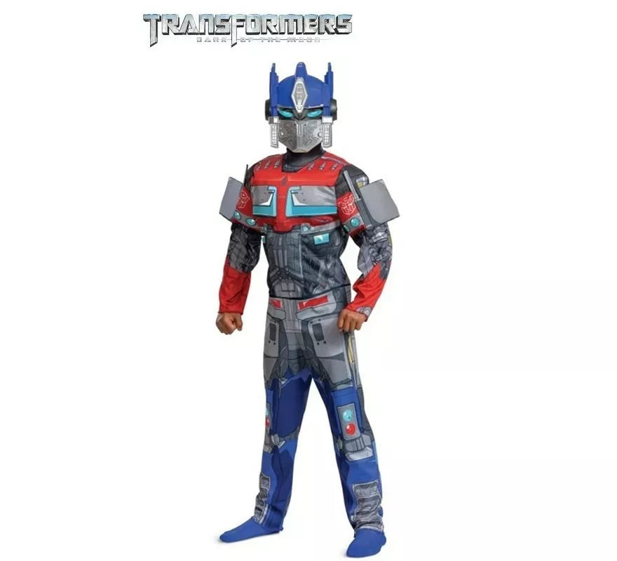Translation missing: es.Disfraz de Transformers Optimus Prime Musculo Classic para niño