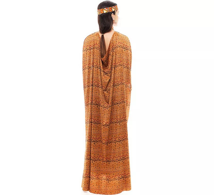 Translation missing: it.Disfraz de Tribal Africana amarillo y marrón para mujer