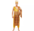Disfraz de Tribal Africano amarillo y marrón para hombre