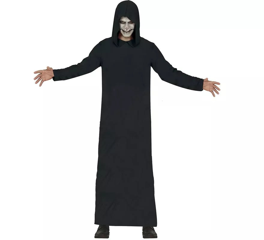 Translation missing: it.Disfraz de Túnica de la Muerte con Capucha negra para adulto