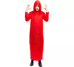 Costume tunica rossa per uomo