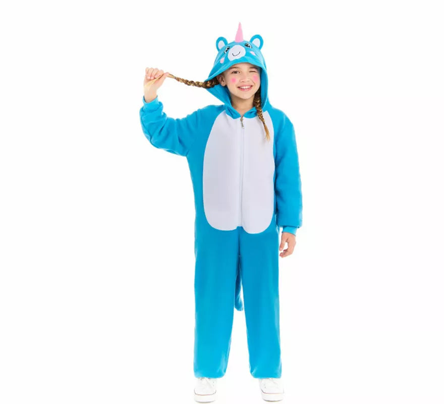 Translation missing: es.Disfraz de Unicornio Azul para niños