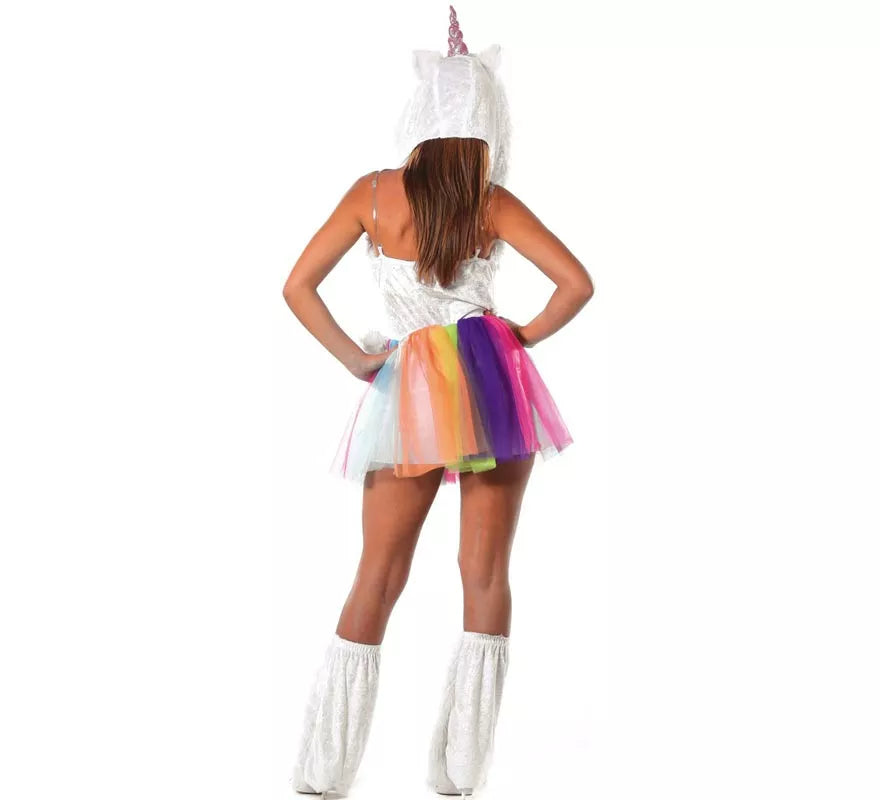 Translation missing: it.Disfraz de Unicornio Multicolor con tutú para mujer