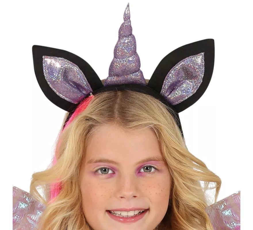 Translation missing: it.Disfraz de Unicornio Oscuro para niña
