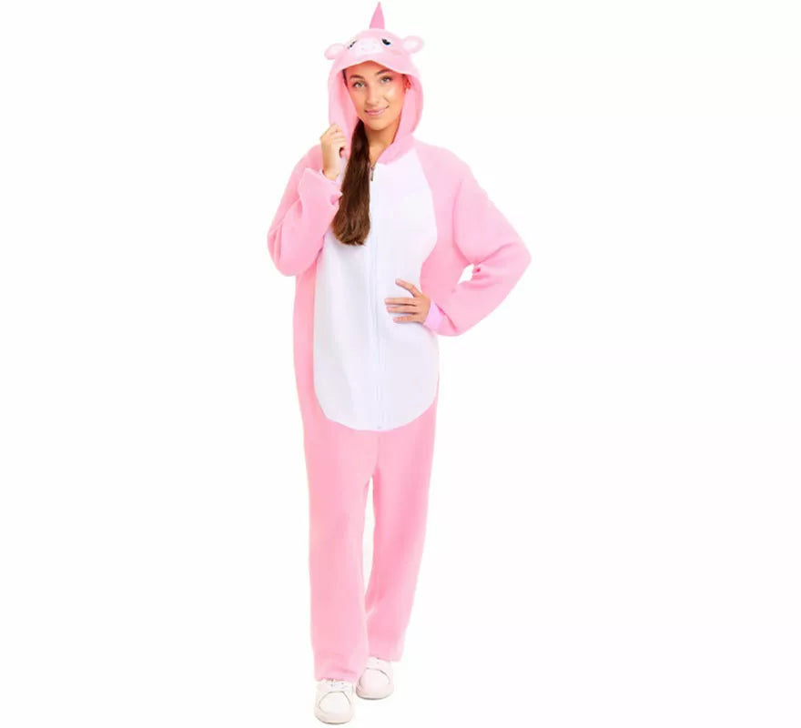 Translation missing: es.Disfraz de Unicornio Rosa para adulto