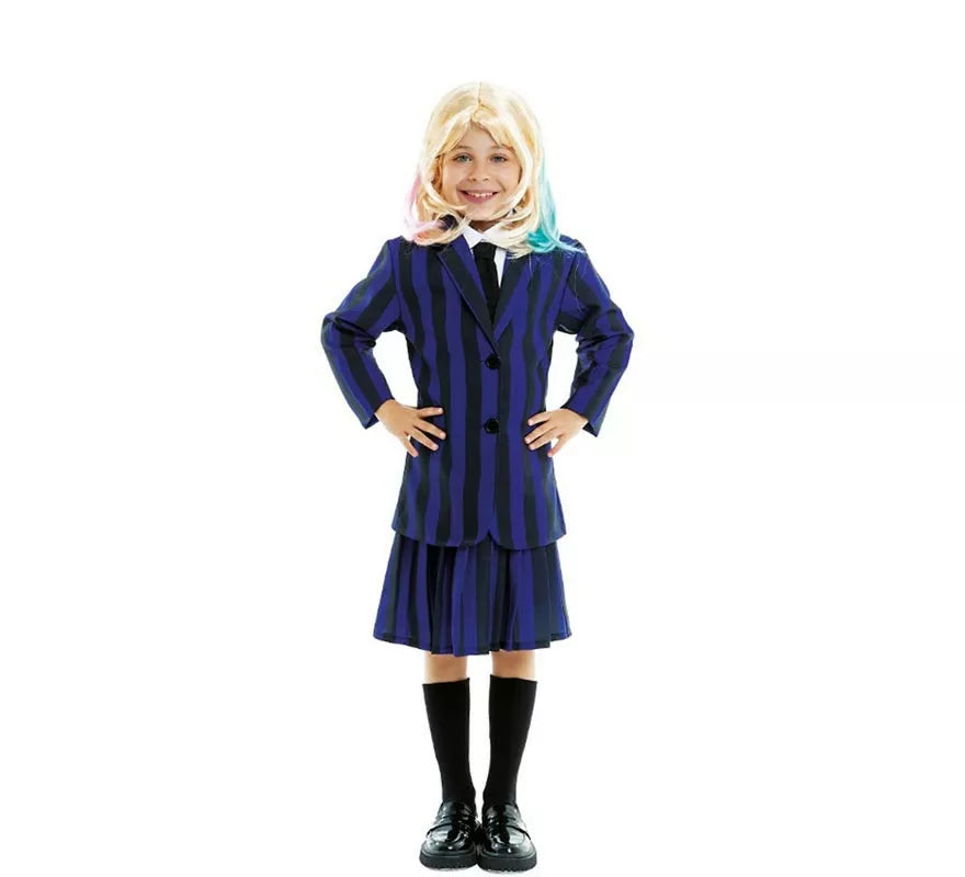 Disfraz de Uniforme de Colegio Tenebroso para niña y adolescente