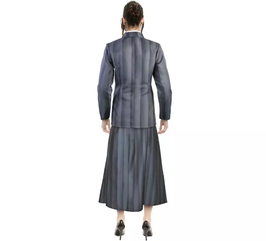 Translation missing: it.Disfraz de Uniforme Escolar Gótico a rayas para mujer