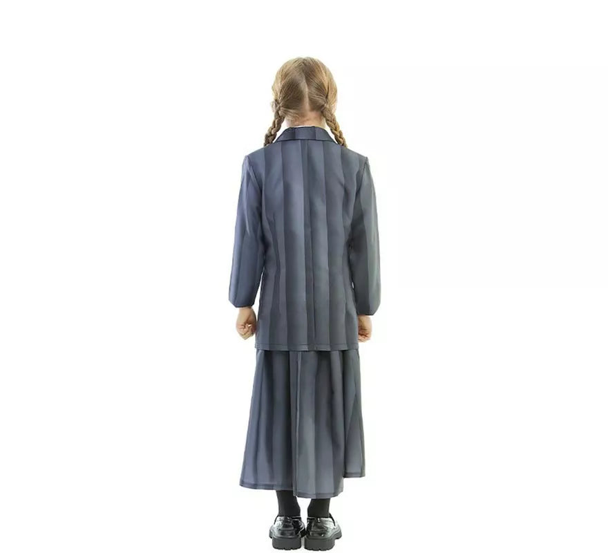 Translation missing: it.Disfraz de Uniforme Escolar Gótico a rayas para niña y adolescente