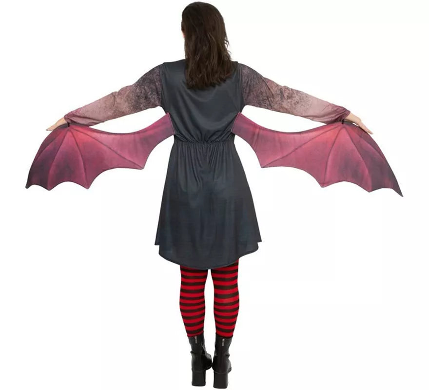 Translation missing: it.Disfraz de Vampira oscura con alas para mujer