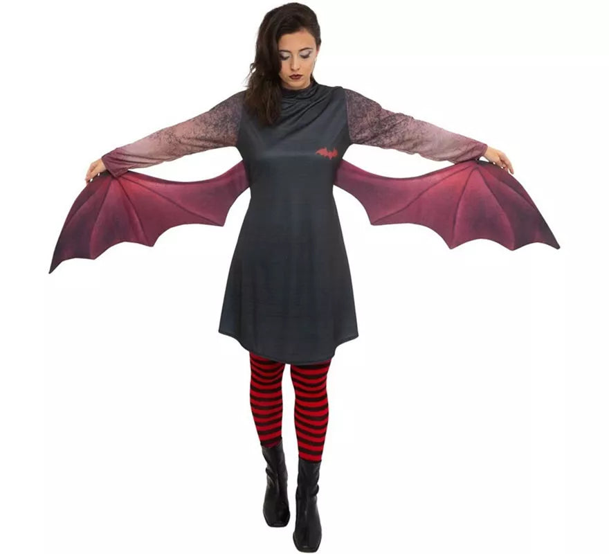 Translation missing: it.Disfraz de Vampira oscura con alas para mujer