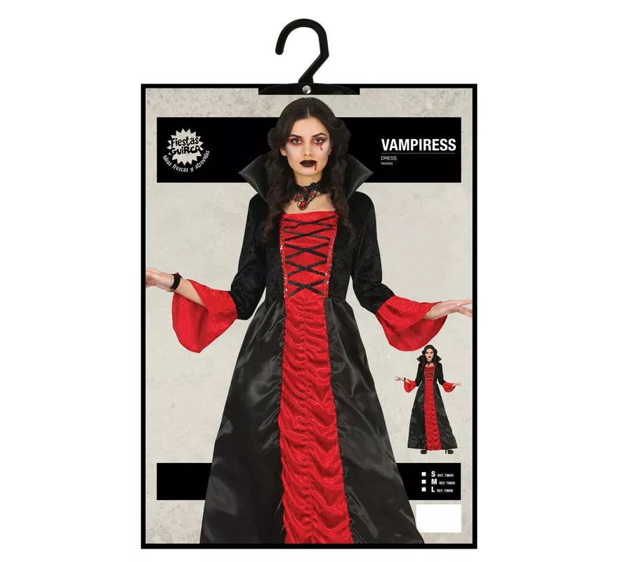 Translation missing: es.Disfraz de Vampiresa Clásica Roja para mujer
