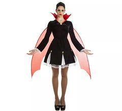 Disfraz de Vampiresa con Alas para mujer
