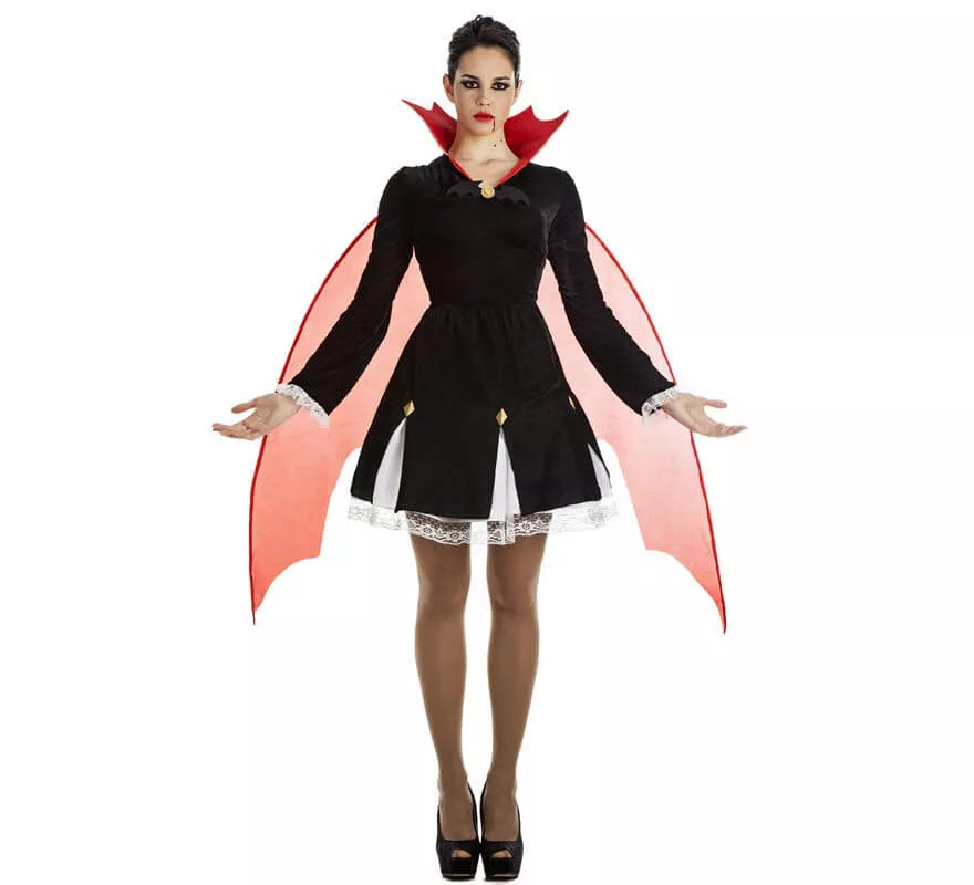 Translation missing: it.Disfraz de Vampiresa con Alas para mujer