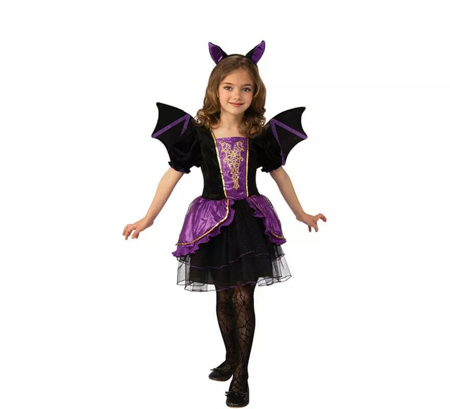 Translation missing: es.Disfraz de Vampiresa con Alas para niña