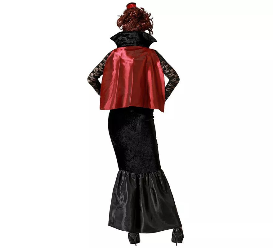 Translation missing: es.Disfraz de Vampiresa con capa para mujer