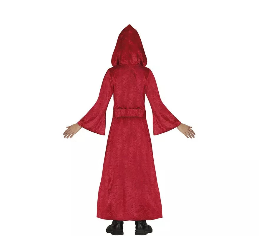 Translation missing: es.Disfraz de Vampiresa con capucha roja para niña