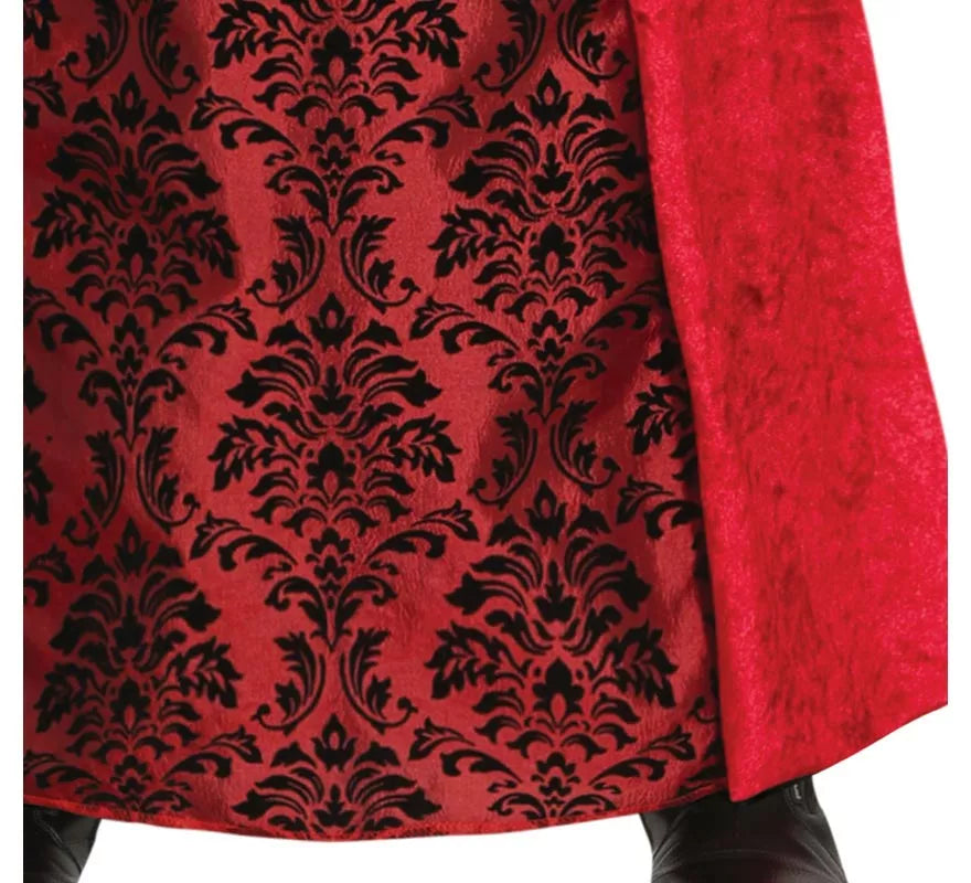 Disfraz de Vampiresa con capucha roja para niña