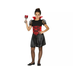 Disfraz de Vampiresa con Encaje para niña