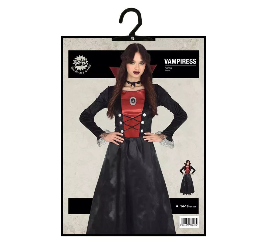 Disfraz de Vampiresa de Época para adolescente
