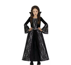 Costume da vampiro gotico argento per ragazza