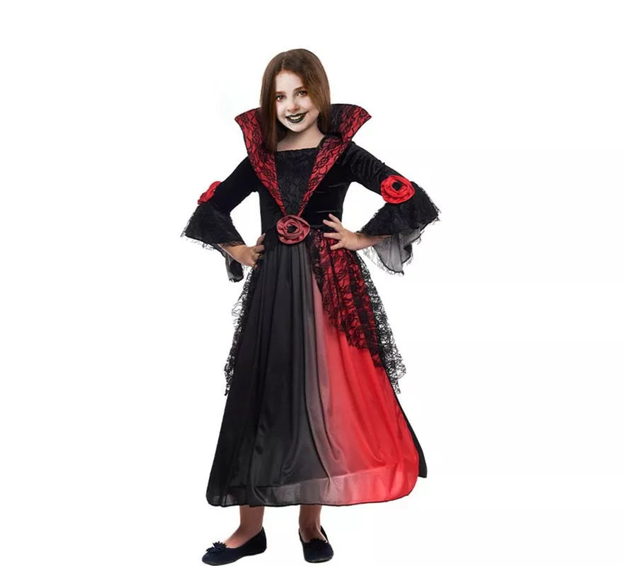 Translation missing: es.Disfraz de Vampiresa Deluxe para niña