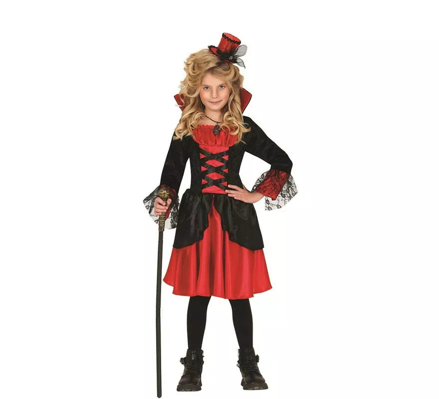 Translation missing: it.Disfraz de Vampiresa Elegante para niña