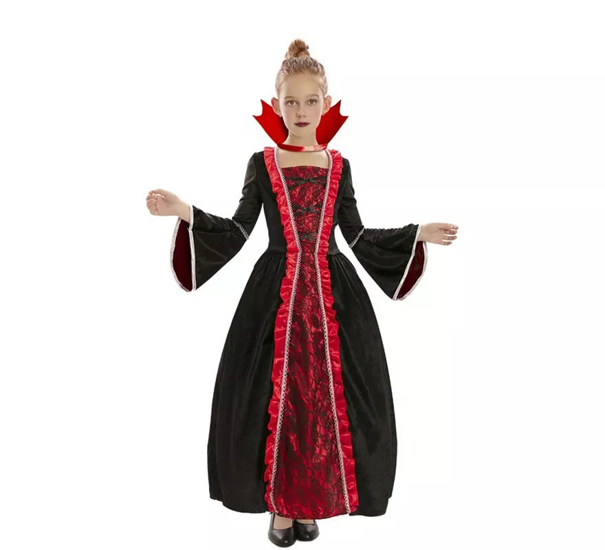 Translation missing: it.Disfraz de Vampiresa Elegante para niña