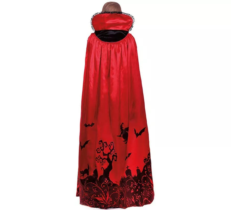 Translation missing: es.Disfraz de Vampiresa Estampado Deluxe para mujer