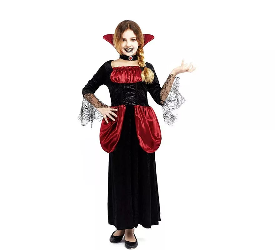 Translation missing: es.Disfraz de Vampiresa Gótica para niña